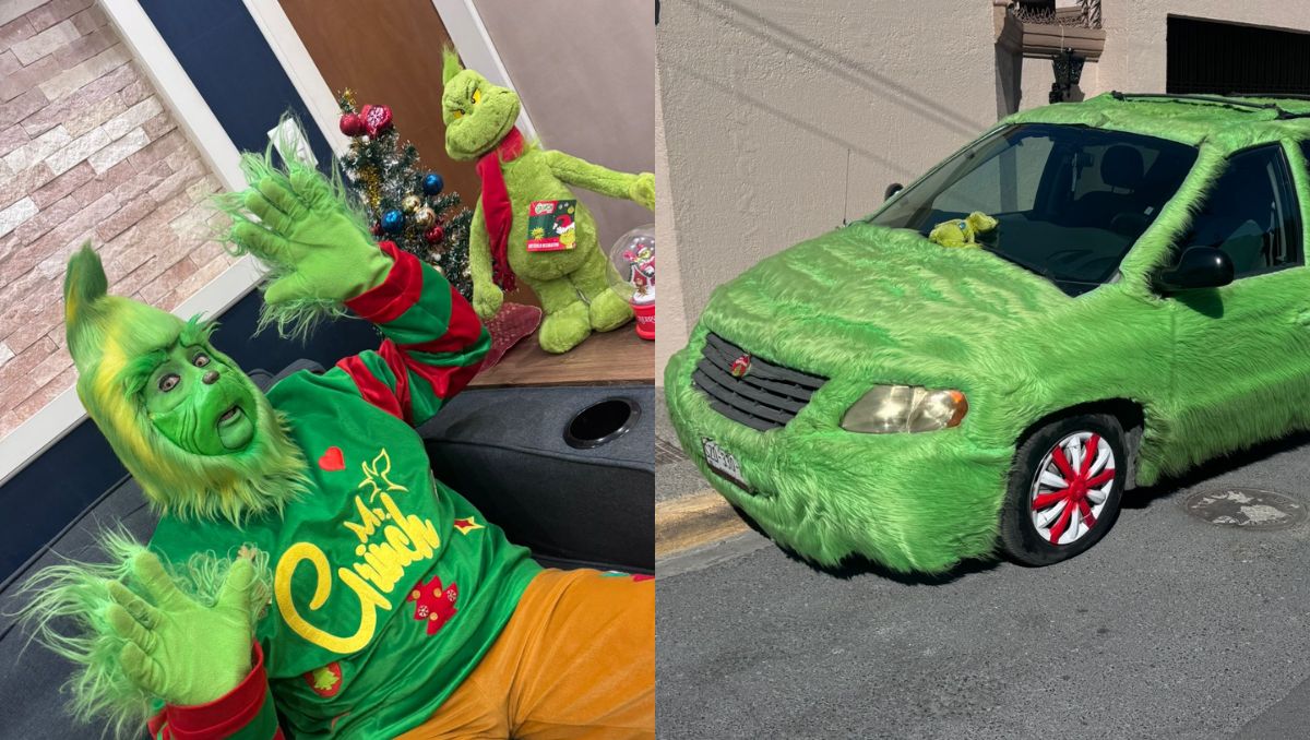 La 'Grincheta' llama la atención de todo aquel que la ve recorriendo las calles de Monterrey. | Fabricio Gallegos