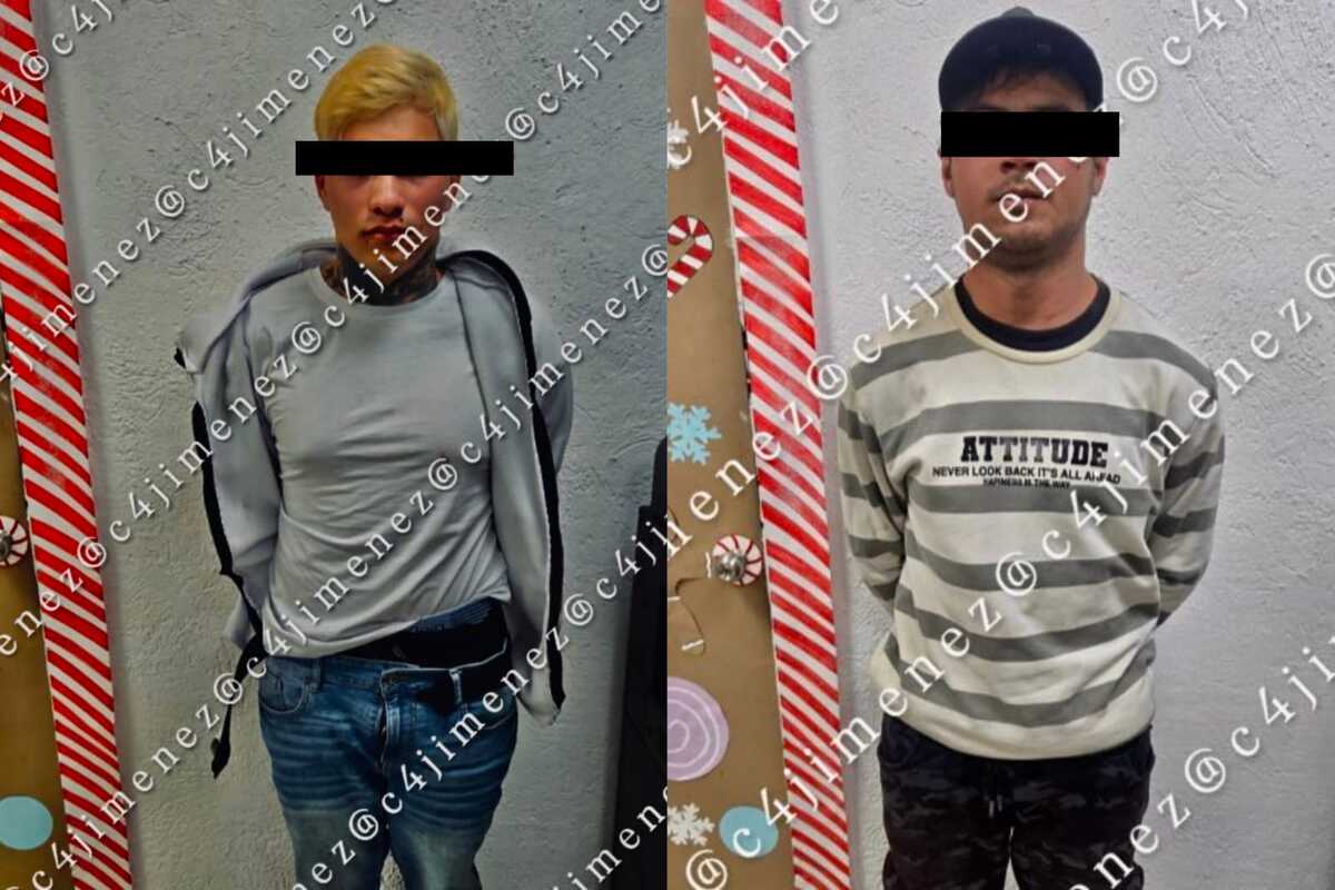 Detienen a dos presuntos extorsionadores 'gota a gota' de comerciantes en Milpa Alta