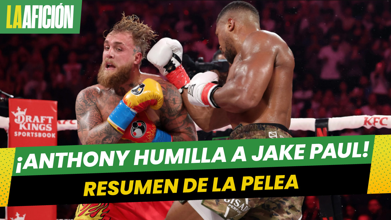 ¡No tuvo rival! Anthony Joshua cumple con un nocaut ante Jake Paul en una deslucida pelea