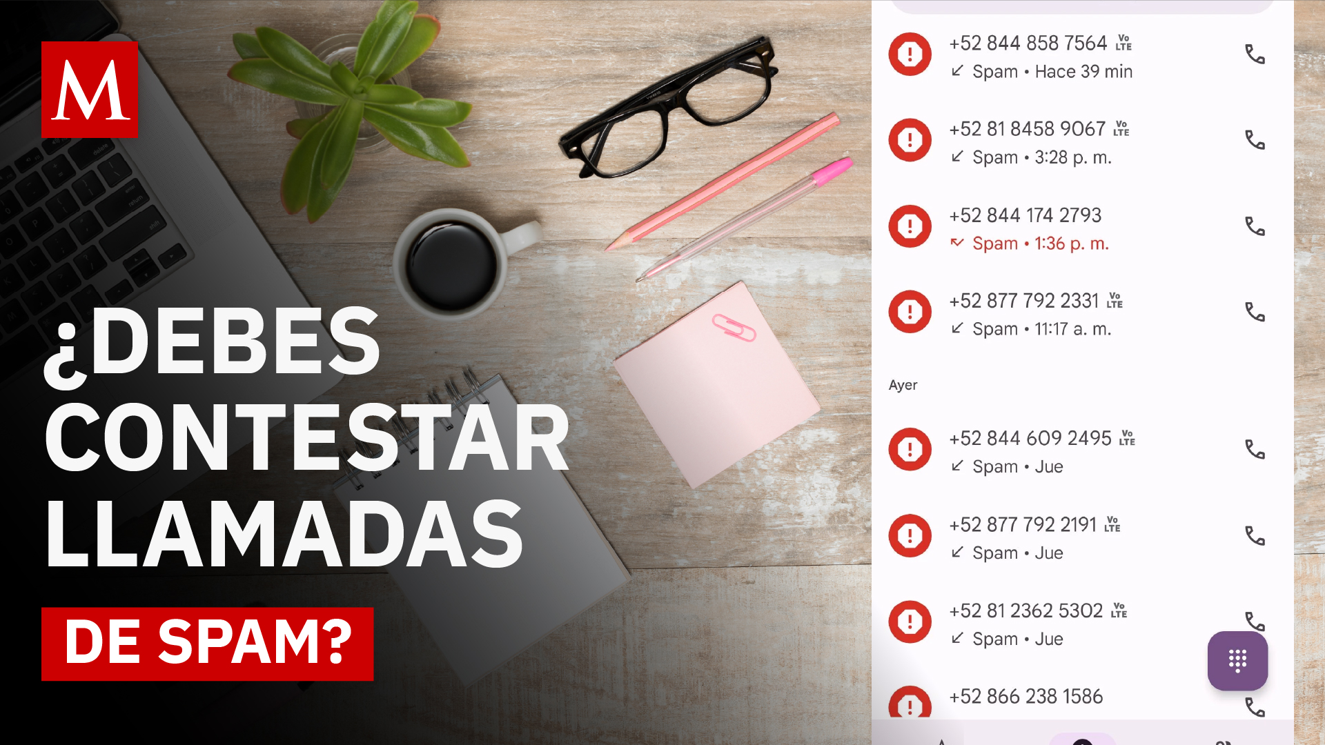 ¿Se deben contestar las llamadas spam? Así te pueden afectar tus datos