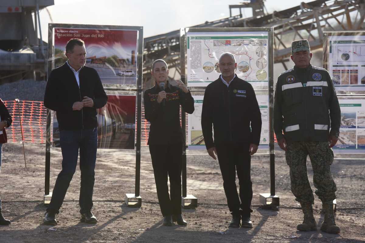 Sheinbaum asegura que nadie se opone al tren México-Querétaro