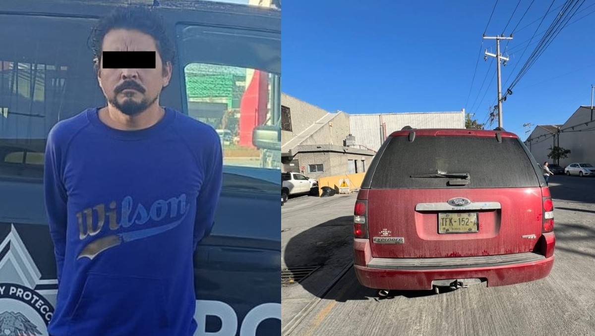 El detenido fue identificado como Jorge Rolando ‘N’, de 42 años. Foto: Especial