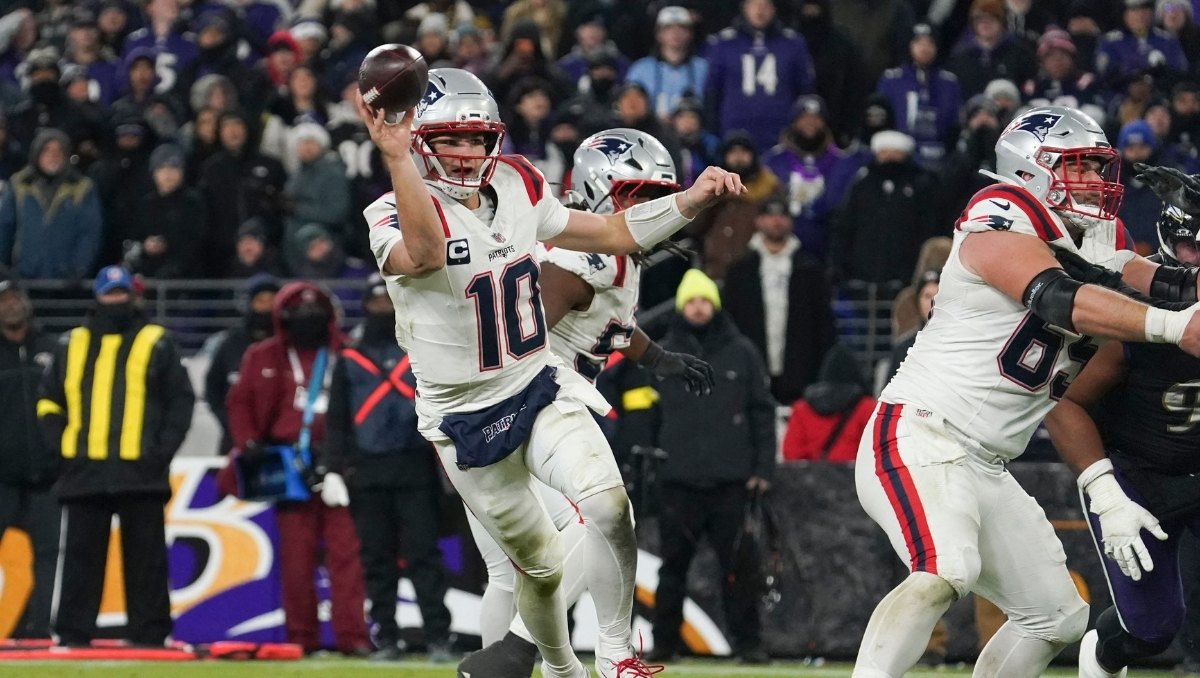 Drake Maye lidera a los Patriots a una victoria sobre los Ravens y asegura lugar en playoffs