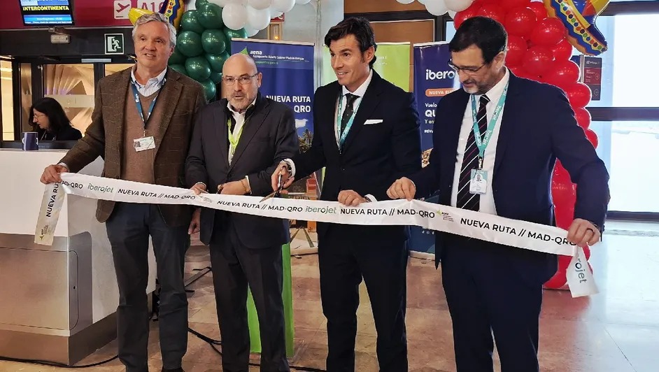Querétaro estrena vuelo directo Madrid–Querétaro con Iberojet