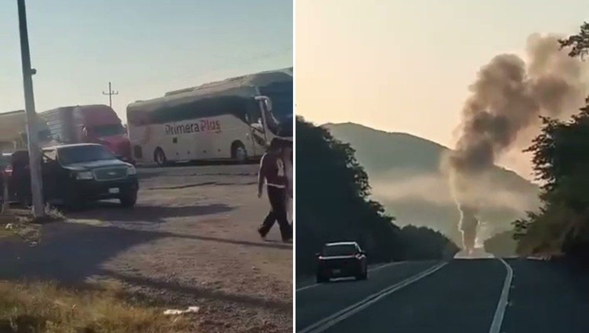 Bloqueos carreteros en Escuinapa activan operativo en el sur de Sinaloa