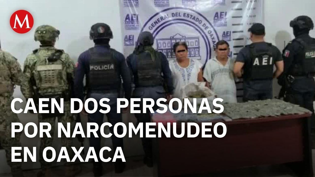 Cateo en Pinotepa Nacional deja a dos personas detenidas por narcomenudeo
