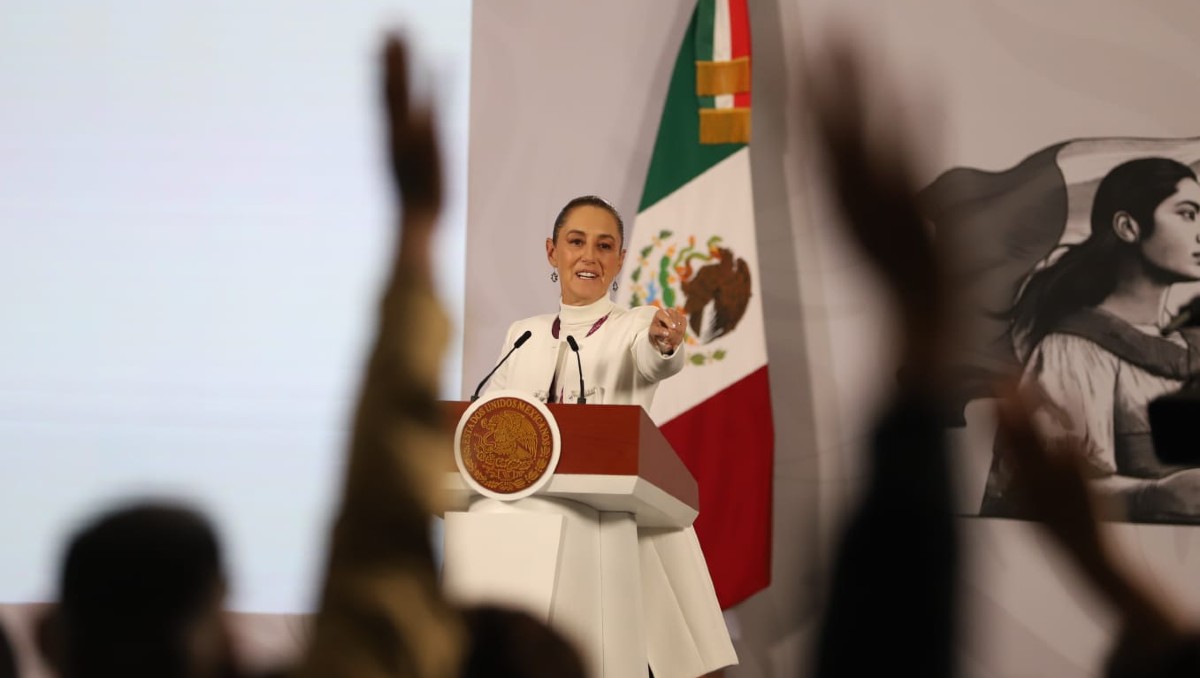 Claudia Sheinbaum reconoció el trabajo de su gabinete en Sonora. | Javier Ríos