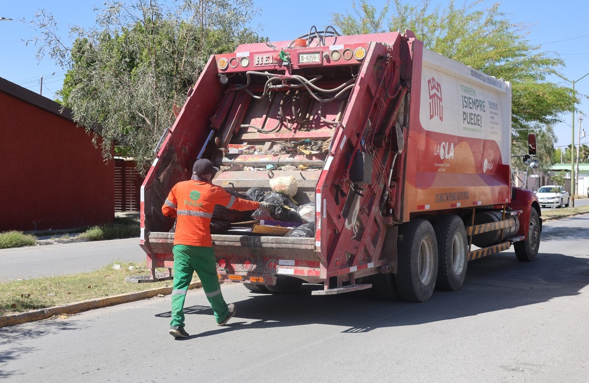 Horario de servicio de recolección de basura en Torreón en Navidad y Año Nuevo. | Verónica Rivera