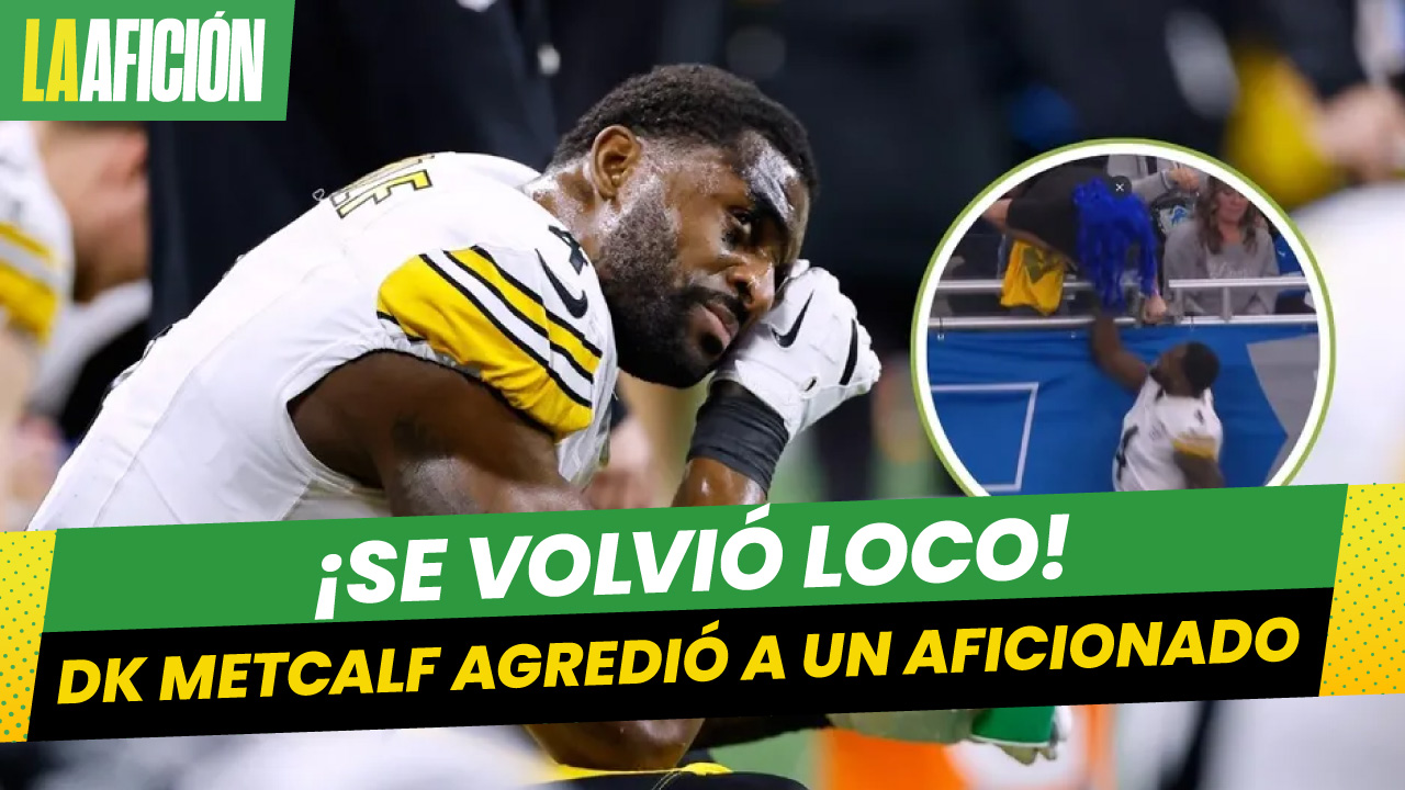 Jugador de los Steelers lanza manotazo a aficionado de Lions
