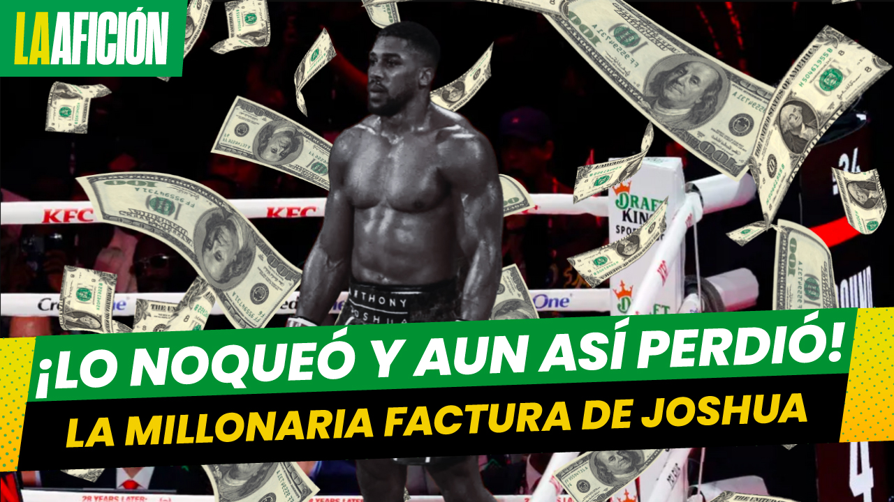 ¡Una locura! Anthony Joshua y los MILLONES de dólares que perderá pese a derrotar por KO a Jake Paul
