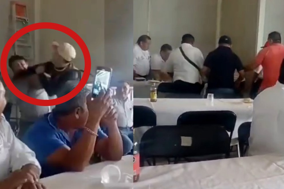 ¿Fue un exceso? Posada empresarial termina en zafarrancho; payaso Pichurris se peleó con un invitado: "Con mi esposa no"