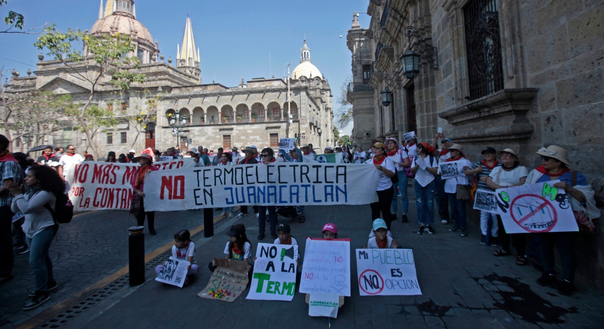 Las protestas ciudadanas rindieron frutos pues termoeléctrica no se instalará en Juanacatlán (Foto: Fernando Carranza)