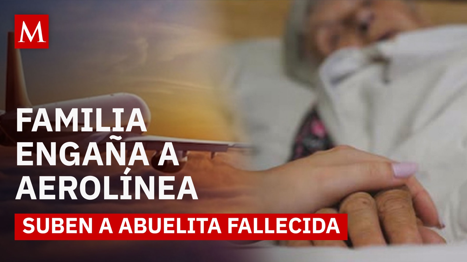 Más de 11 horas de retraso: familia intenta subir a adulta mayor fallecida a un avión