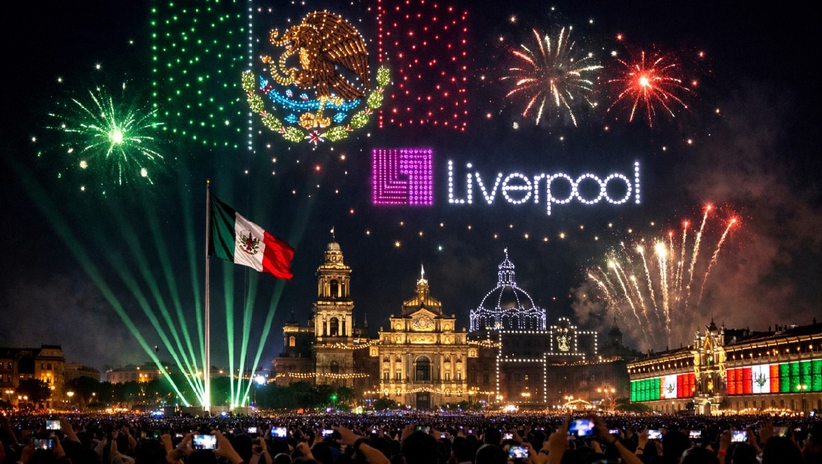 Esta es la sucursal de Liverpool que tiene un espectáculo de luces | IA Discover MILENIO