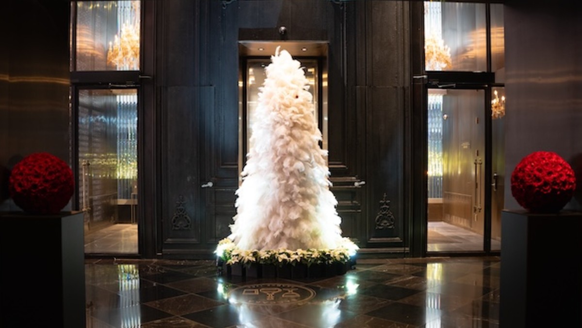 El árbol de Baccarat Hotel New York. | Especial