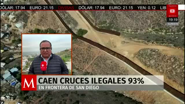 Bajan los cruces ilegales de migrantes a EU | Milenio Noticias, 23 de diciembre de 2025