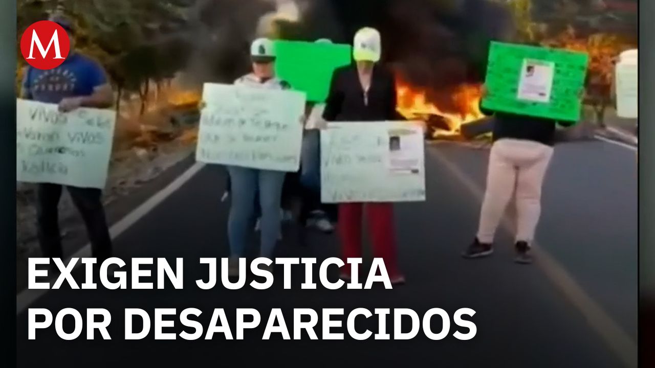 Bloqueo en Buenavista Michoacán por exigencia de justicia para desaparecidos