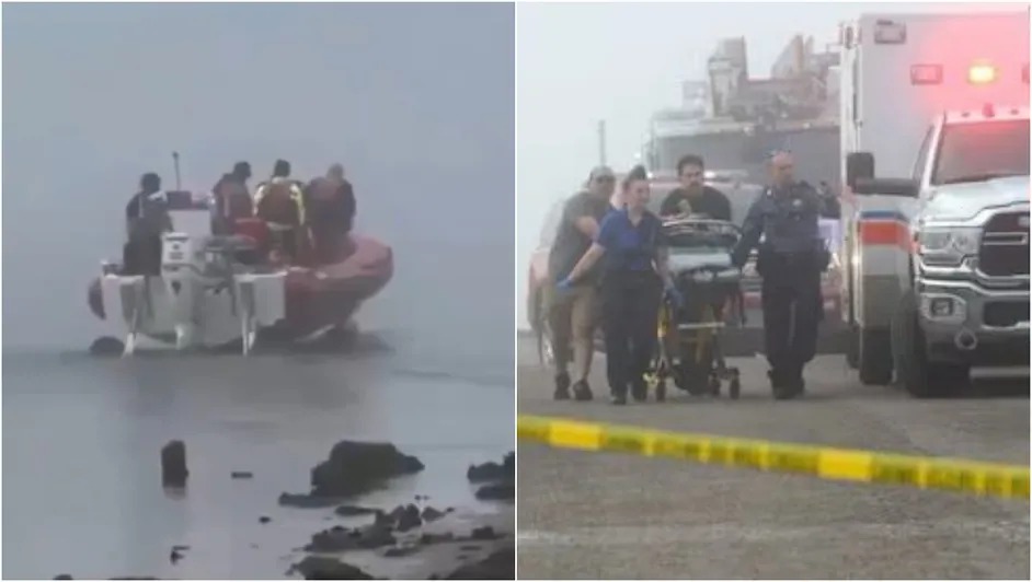 Cae avioneta de la Semar en Galveston, Texas; hay cinco muertos