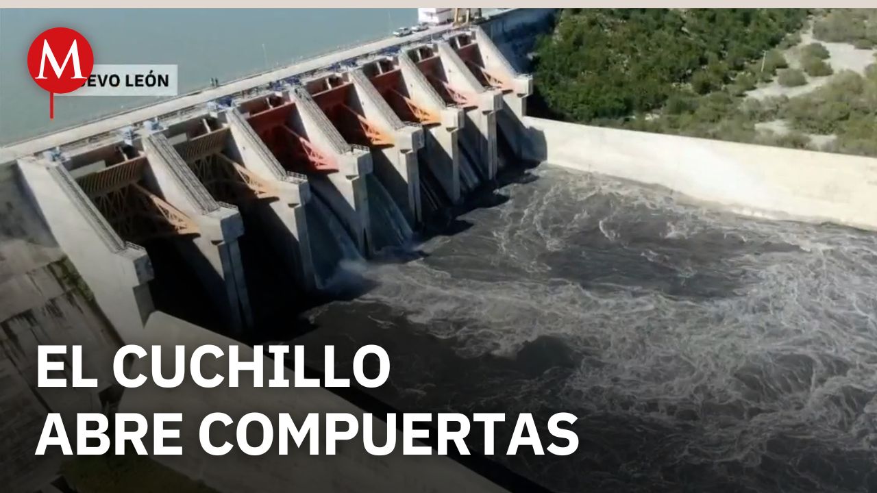 Desfogan la presa El Cuchillo para cumplir acuerdo de agua con Estados Unidos