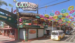 Imagen del restaurante-bar CocoBeach, señalado por EU como empresa ligada a Los Mayos del Cártel de Sinaloa