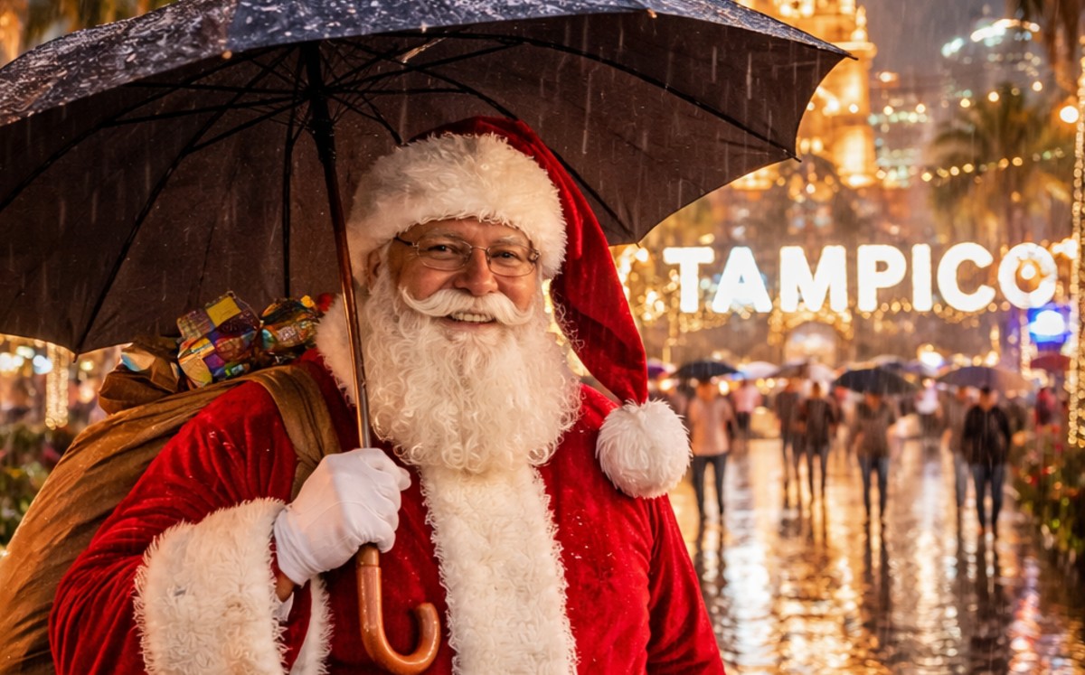 Lluvias persisten en Tamaulipas este 24 de diciembre. |