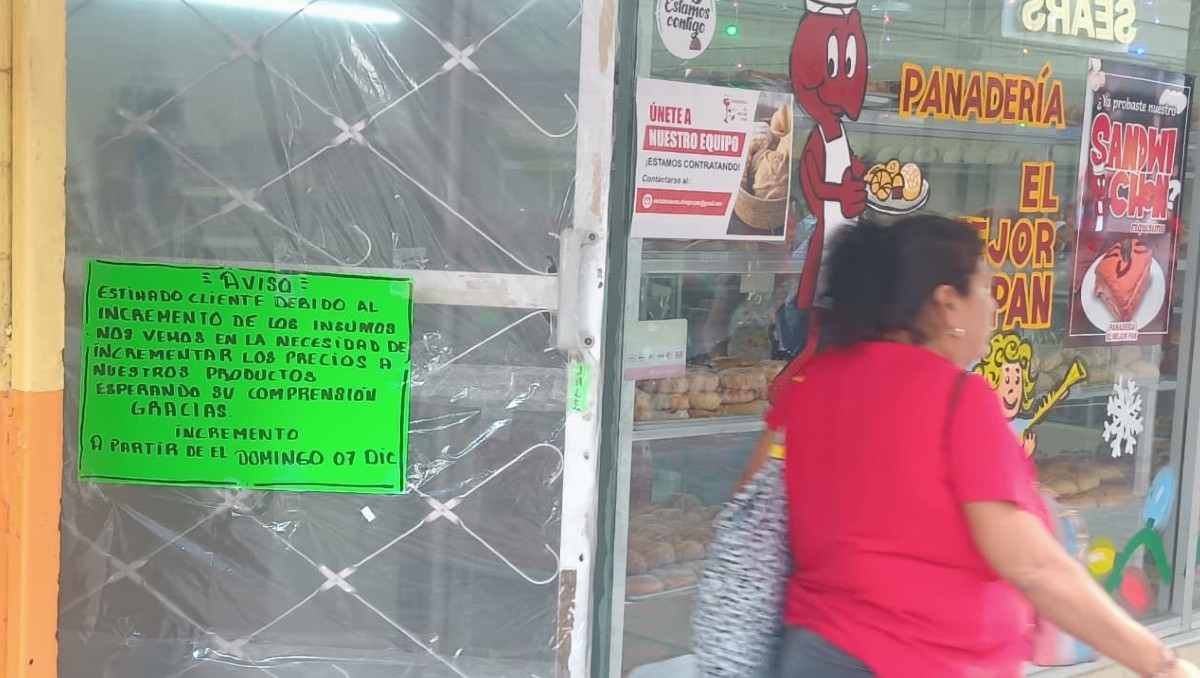 Panaderías en Tampico anunciaron el alza de productos a principios de diciembre. (Jesús García)