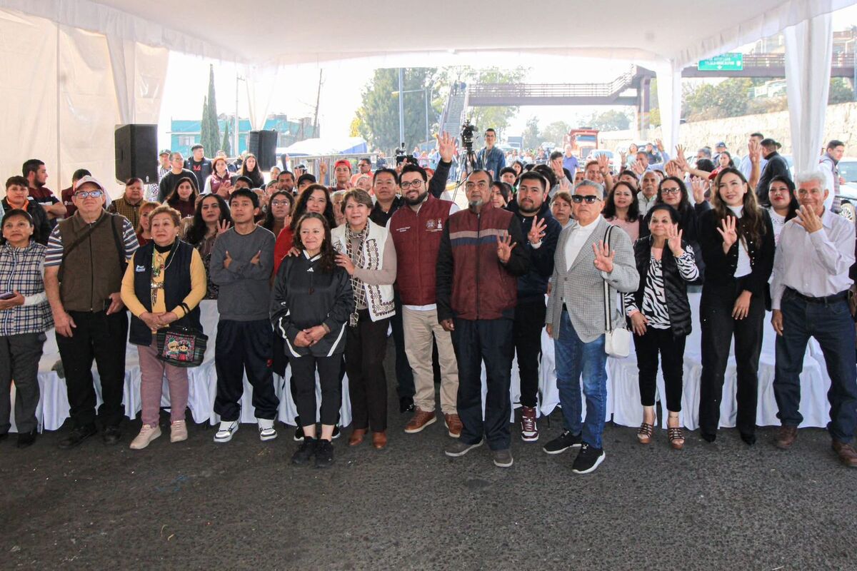 Delfina Gómez agradeció la construcción de la Línea 3 del Mexicable | Cortesía.