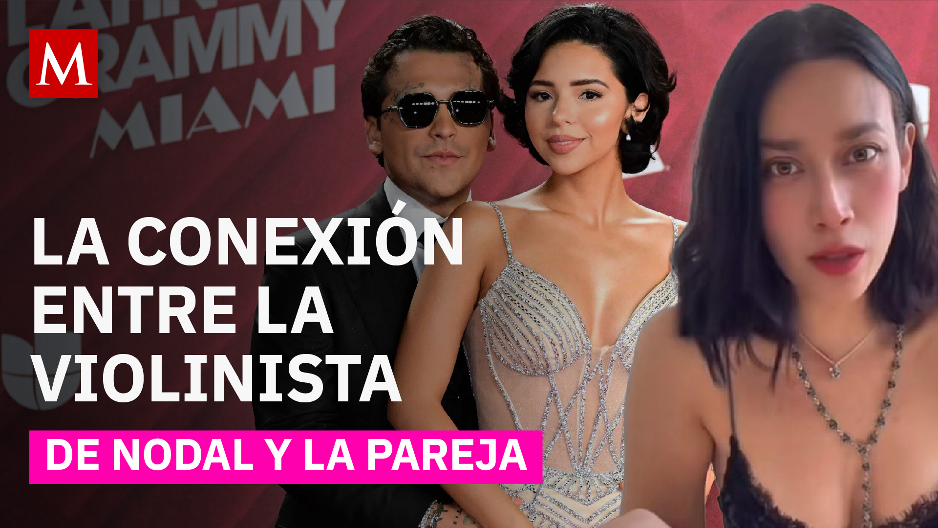 Descubren conexión de la violinista de Nodal con el cantante y Ángela Aguilar
