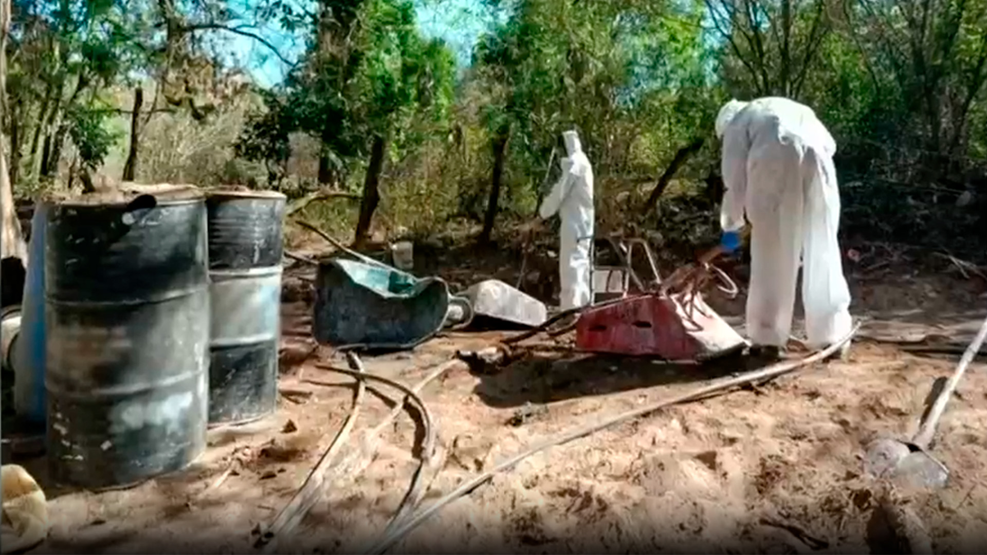 Ejército desmantela laboratorio clandestino de metanfetaminas en Sinaloa