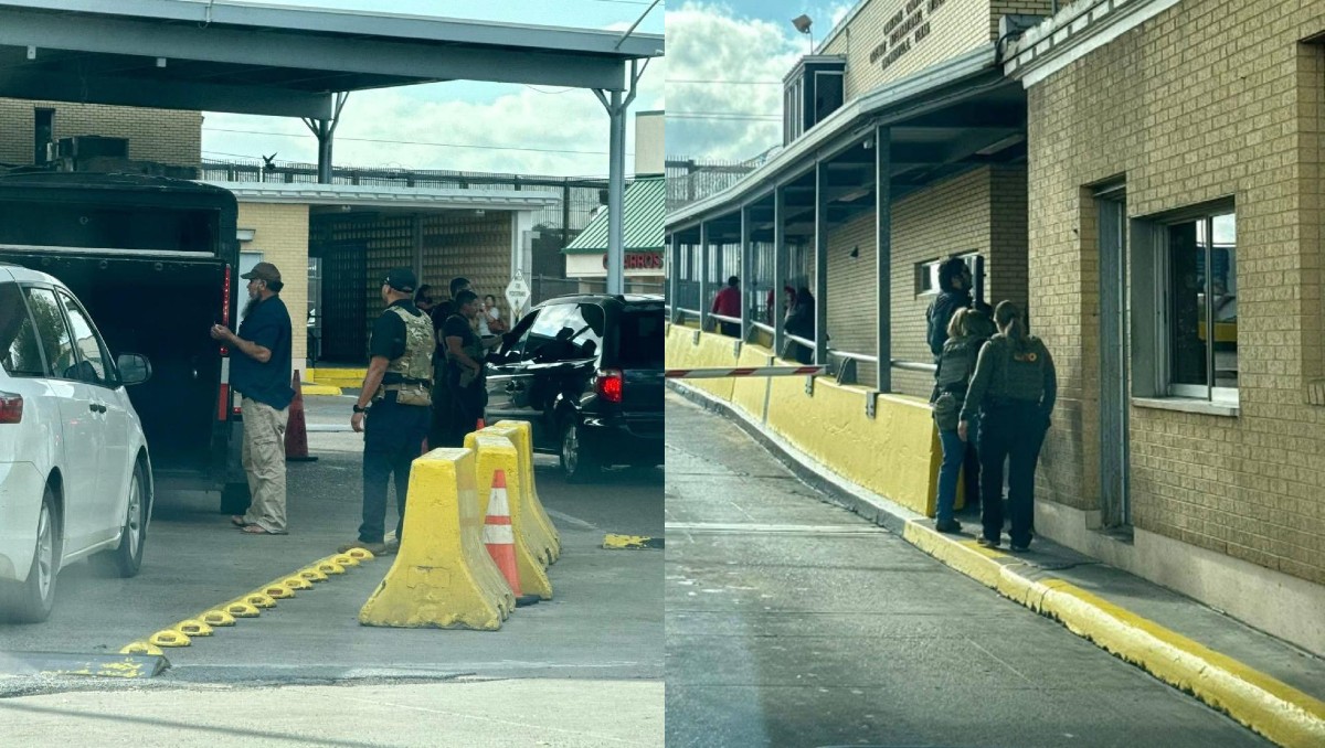 Tanto a pie como en vehículo, la tardanza se elevó para cruzar al lado texano para comprar.