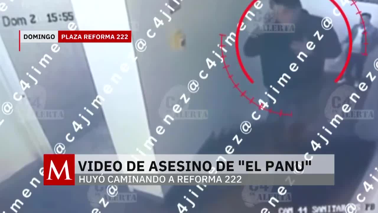 Revelan video del homicida del 'Panu' en Reforma 222 | Alejandro Domínguez, 23 de diciembre de 2025