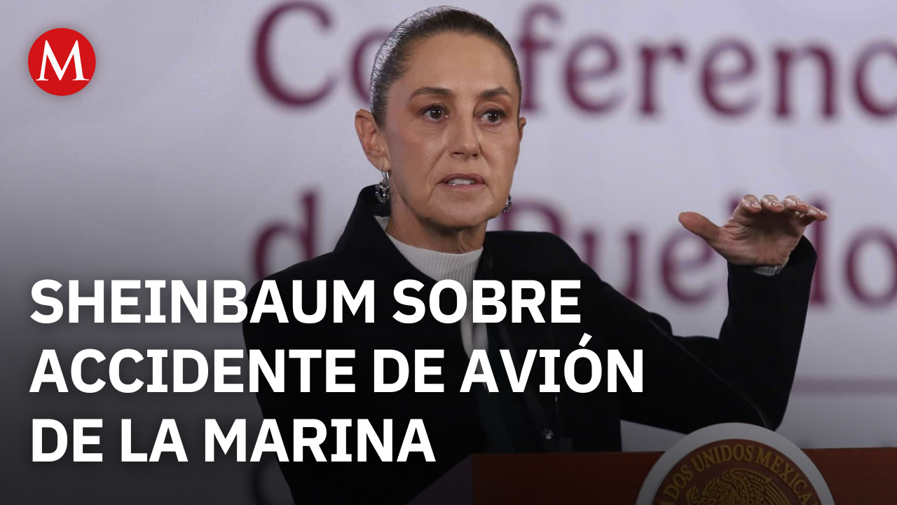 Sheinbaum envía condolencias por desplome de aeronave de la Marina en Texas