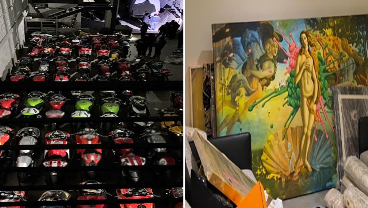 Decomisan 62 motocicletas y droga ligadas a Ryan James Wedding, ex atleta olímpico y socio de Los Chapitos