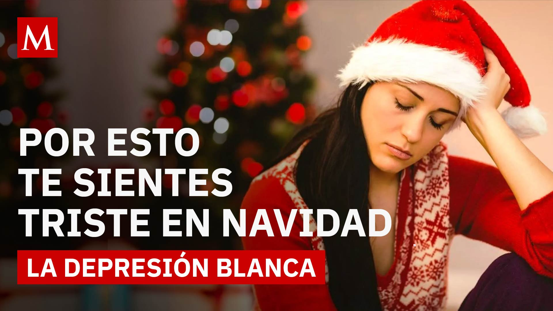 ¿Por qué diciembre despierta más nostalgia que fiesta? Te contamos sobre la depresión blanca