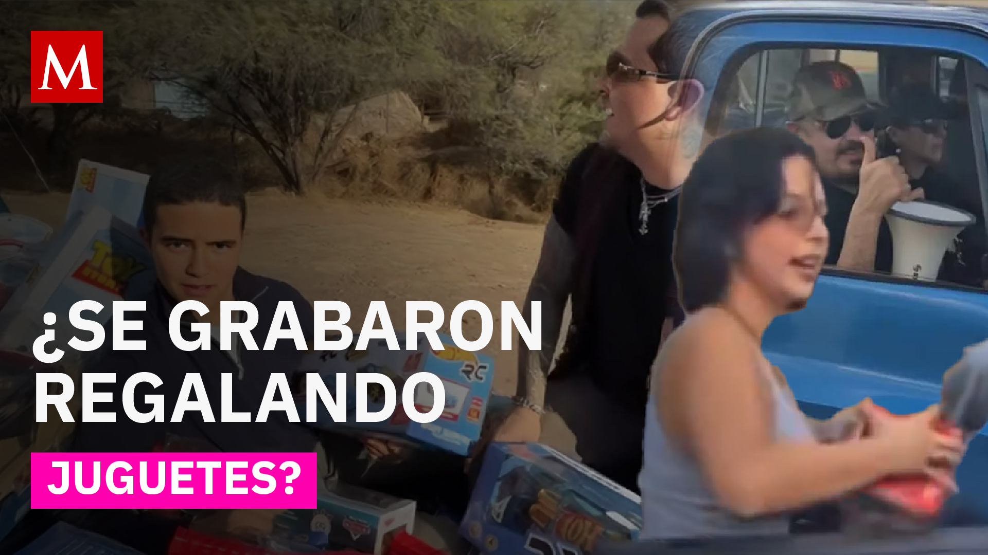 Gesto navideño de Nodal y Ángela Aguilar genera polémica en redes