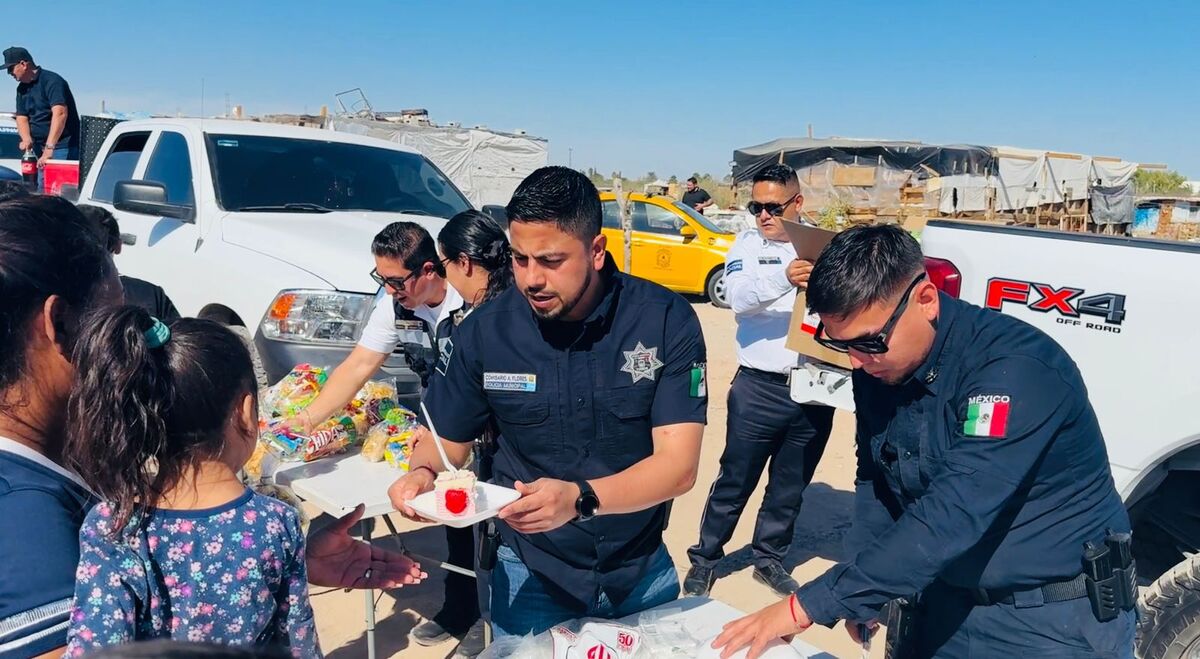Seguridad Pública Municipal llevó a cabo una jornada de proximidad social en ejidos del oriente.| Especial