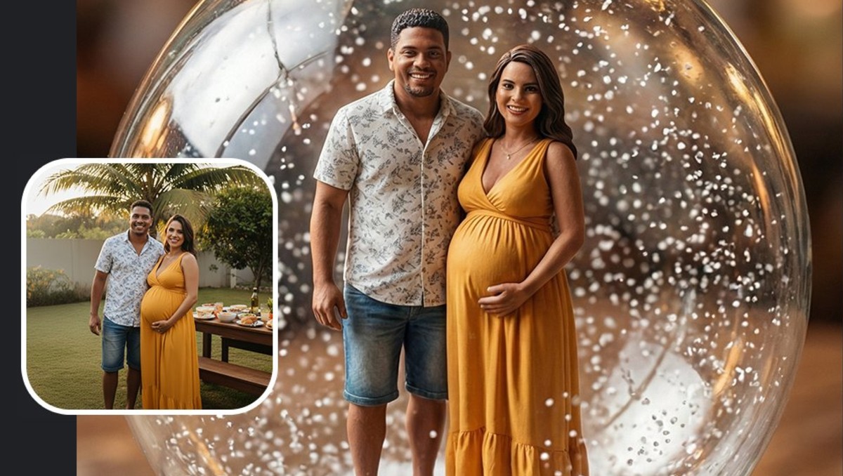 ¿Cómo poner tu propia figura dentro de una esfera de nieve con la IA Gemini? | PASO a PASO