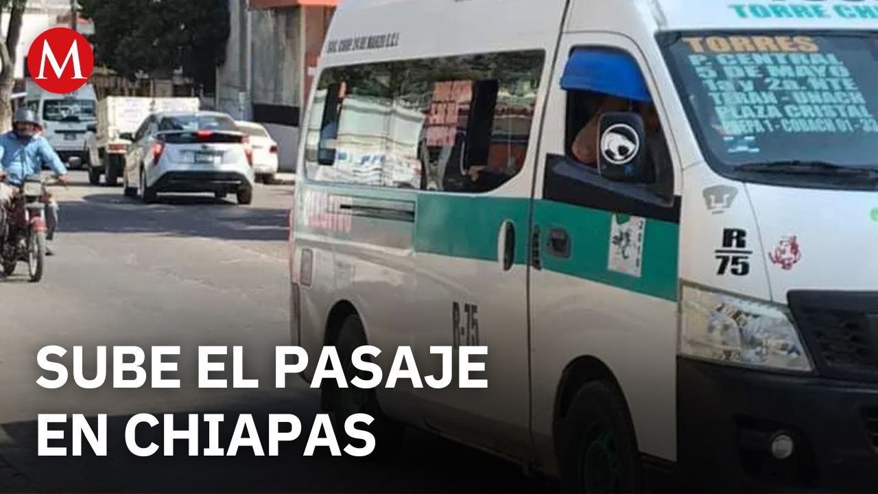 En Chiapas, Secretaría de Movilidad autoriza incremento a tarifas del transporte público