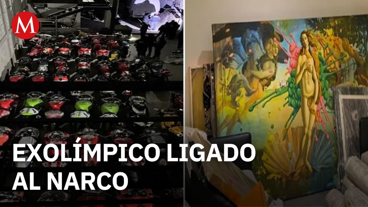 Decomisan motos y droga ligadas a ex olímpico Ryan Wedding