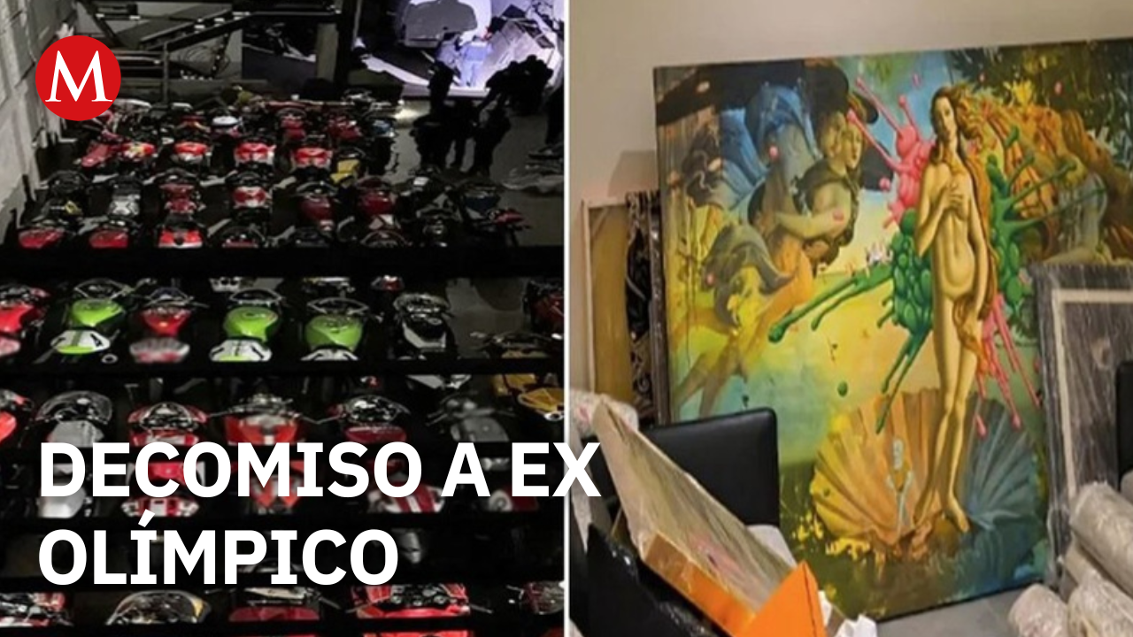 Decomisan motos y droga ligadas a ex olímpico Ryan Wedding