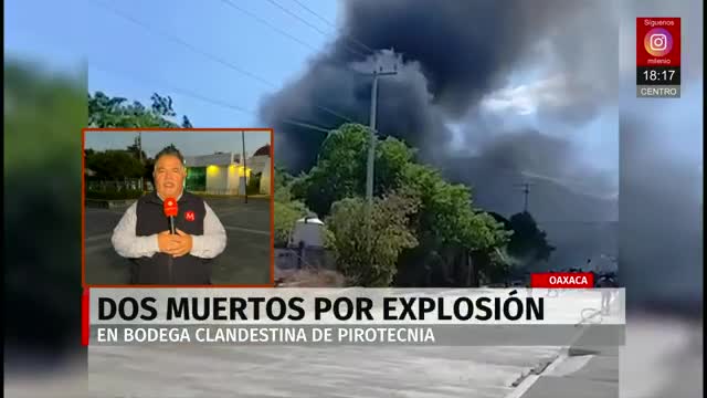 Explosión en bodega de pirotecnia deja 2 muertos | Milenio Noticias, 25 de diciembre de 2025