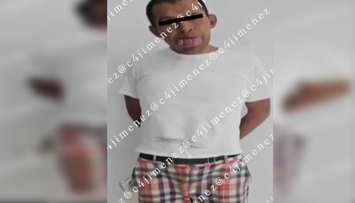 El hombre se burló de las autoridades tras ser detenido. (Foto: especial)