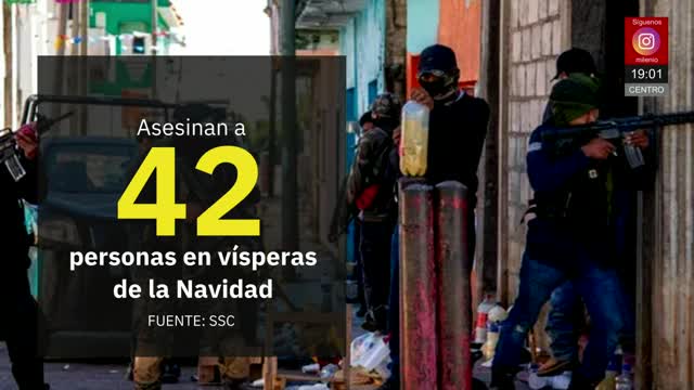 42 homicidios registrados en plena Nochebuena | Jaime Núñez, 25 de diciembre de 2025