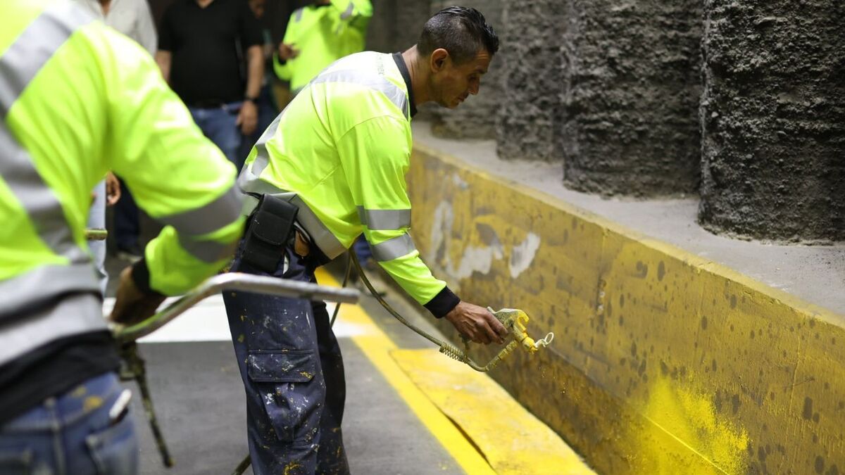 Casi 4 millones de metros cuadrados de espacio público han sido balizados en Guadalajara (Cortesía)