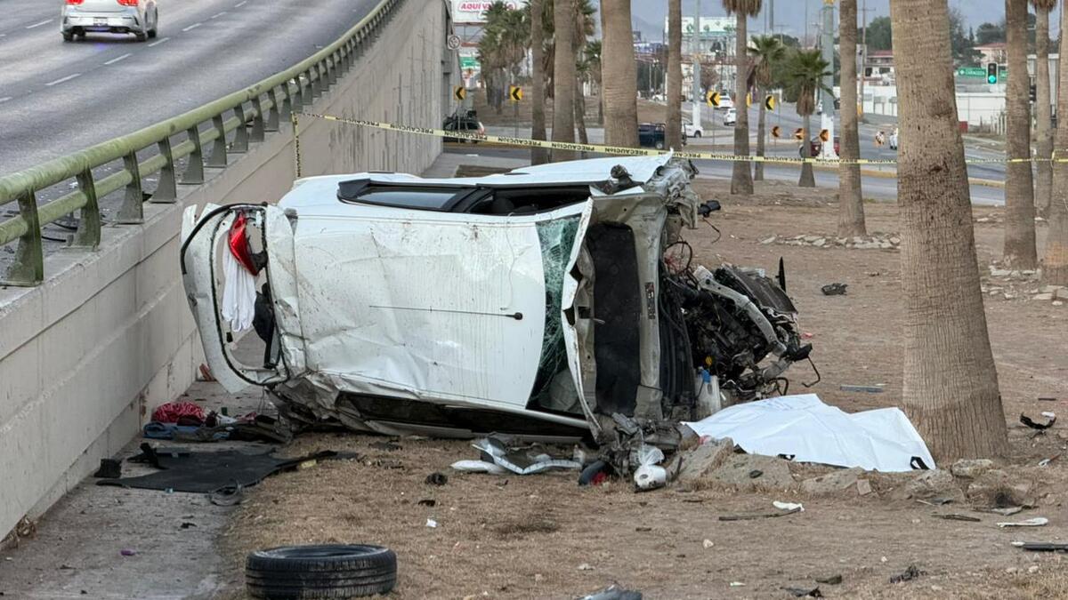 Ocurrió en el bulevar Fundadores,  a la altura del puente vehicular cercano a la colonia Zaragoza. | Especial