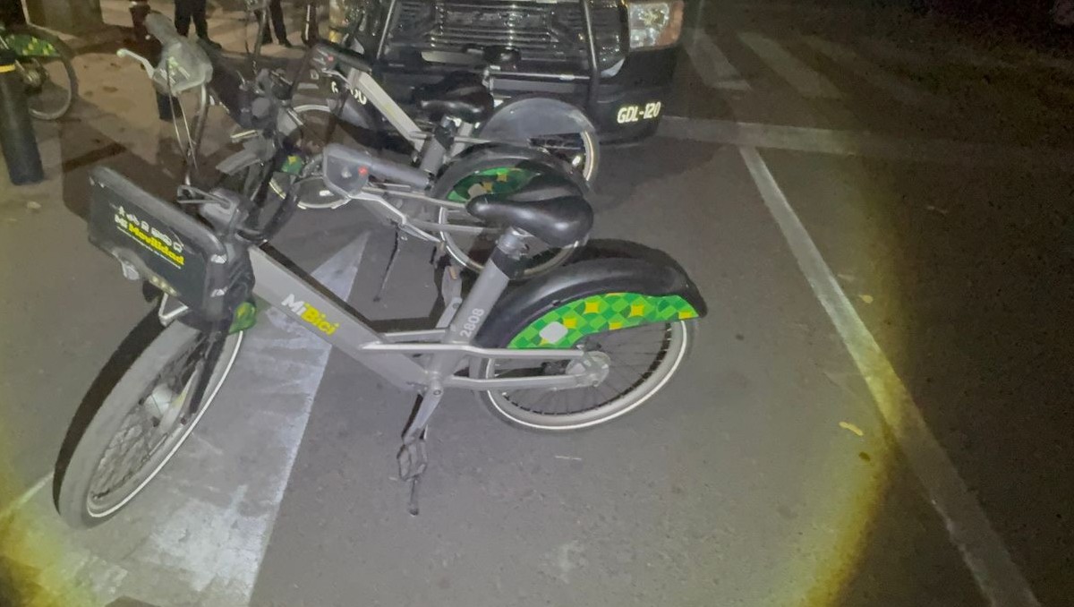 Personal de Mi Bici reportó el robo en Guadalajara (Juan Carlos Munguía)