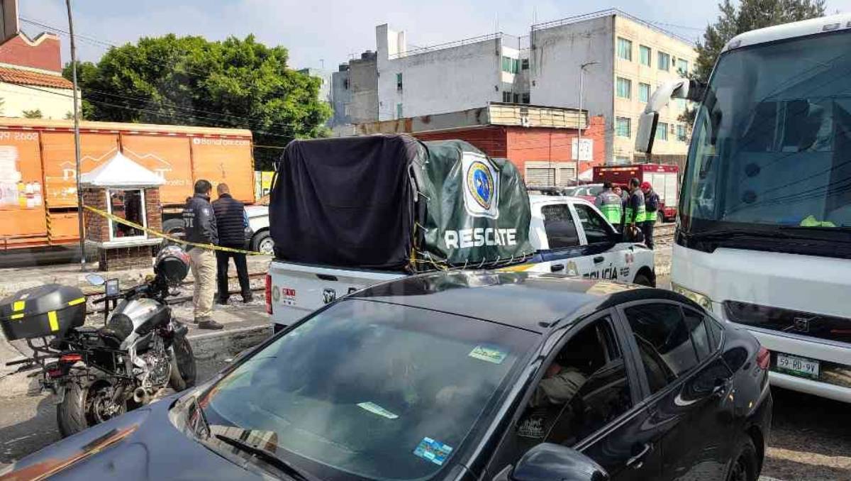 Policías confirmaron que se trató de un atropellamiento provocado por el paso del tren. Foto: Jorge Becerril
