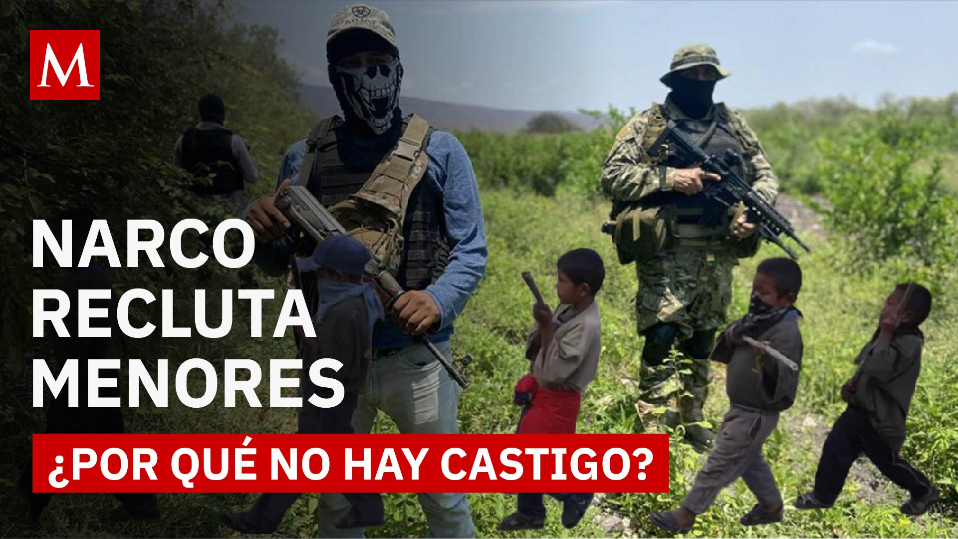 Reclutamiento de menores por el crimen organizado sigue sin castigo en México