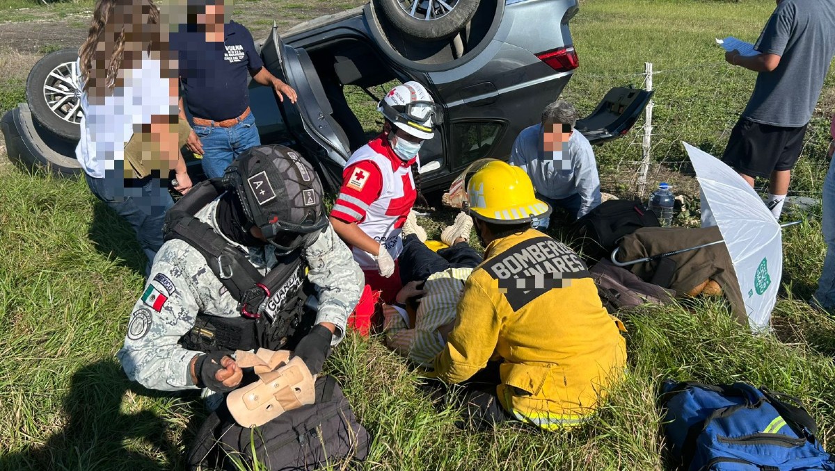 Silvia Casas y su esposo Javier Garibaldi viajaban en una camioneta. Foto: Especial
