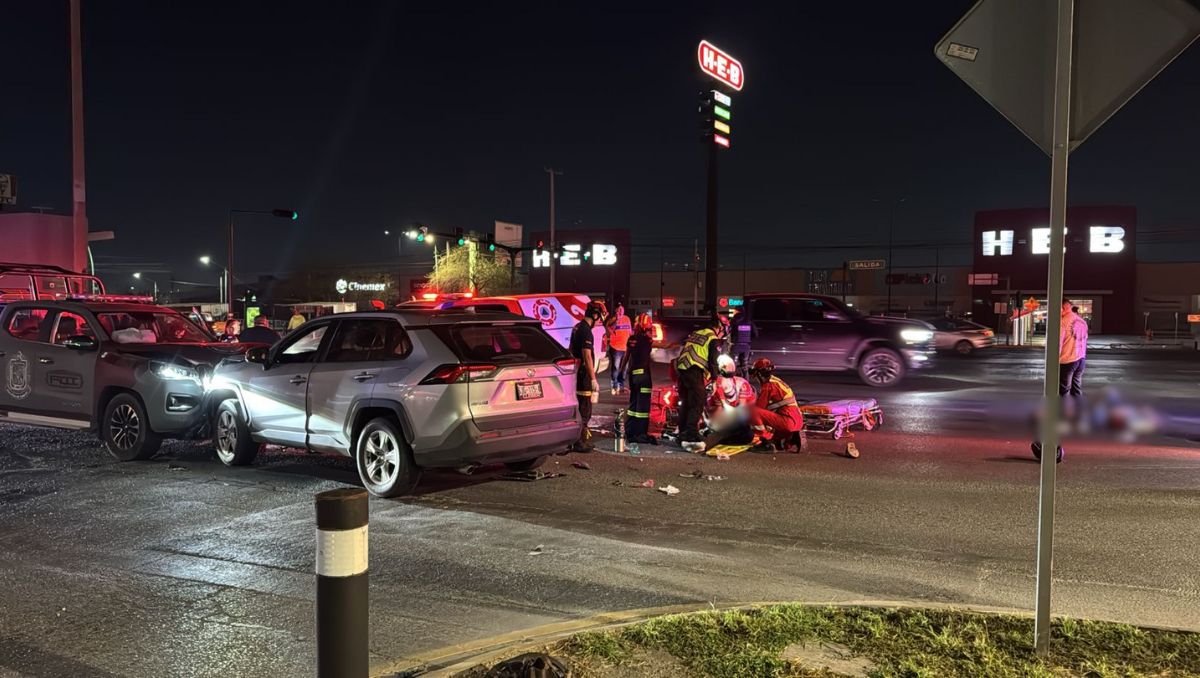 El accidente ocurrió en el cruce de las avenidas Lincoln y Real de Cumbres. Fernanda Pérez